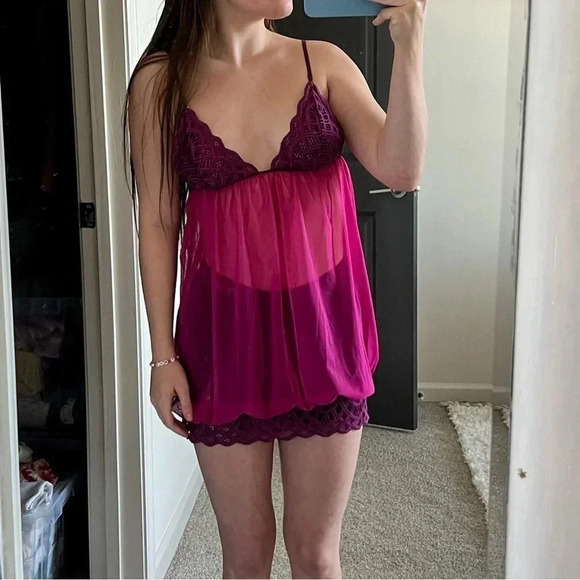 Y2k Victoria’s Secret Mini Babydoll Slip Dress - Picture 9 of 9